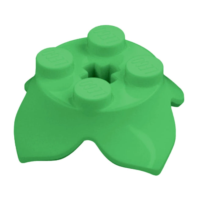 LEGO Plant Leaves 2 x 2 with 4 Petals and Axle Hole, Bright Green [15469] 6345196