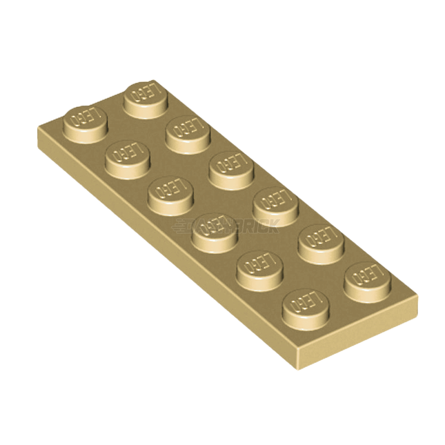 LEGO Plate 2 x 6, Tan [3795]