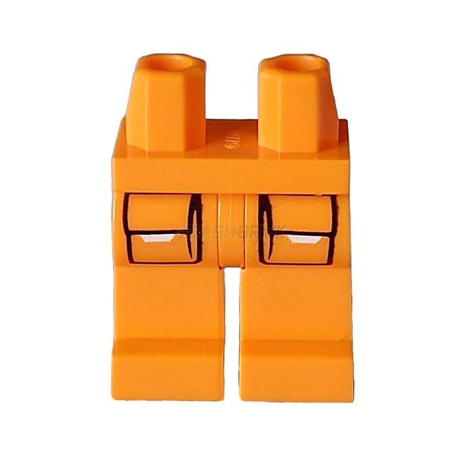 LEGO Minifigure Part - Hips and Legs, Cargo Pants, Pockets, Orange [970c00pb1512]