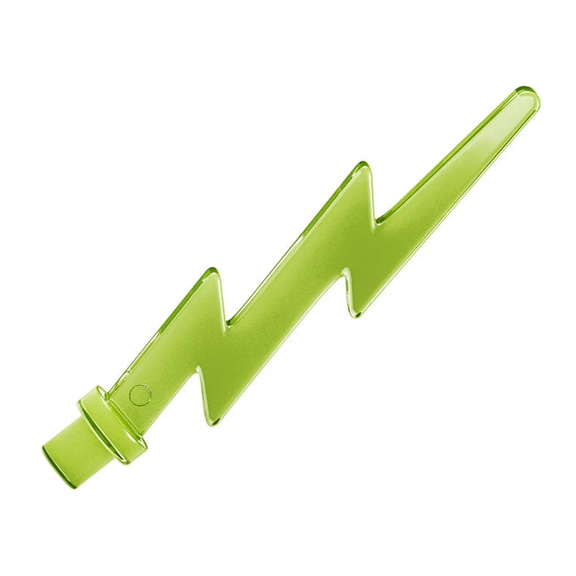 LEGO Minifigure Accessory - Wave Angular Single with Bar End (Lightning Bolt), Trans-Bright Green [27256] 6586856