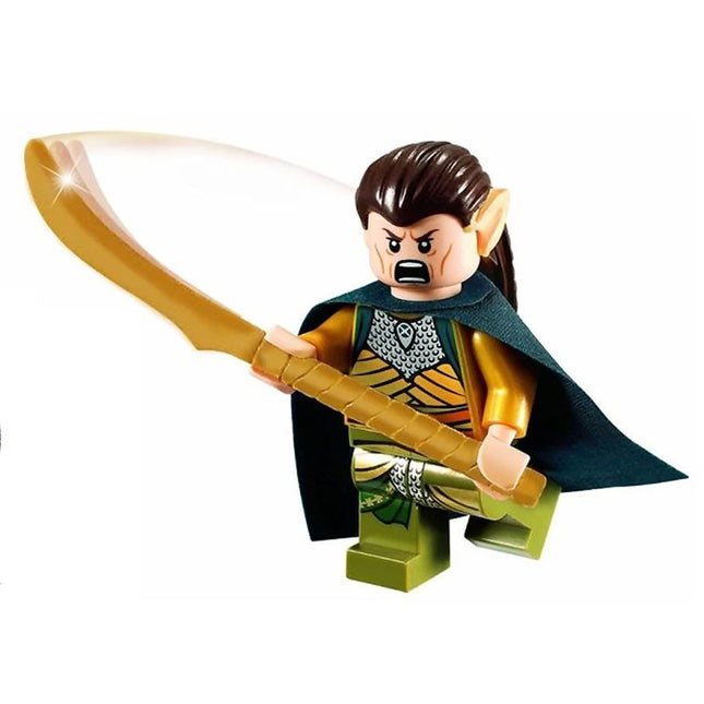 LEGO Minifigure - Elrond - Short Cape, Elven Warrior Blade, The Hobbit (2012) [Lord of the Rings]
