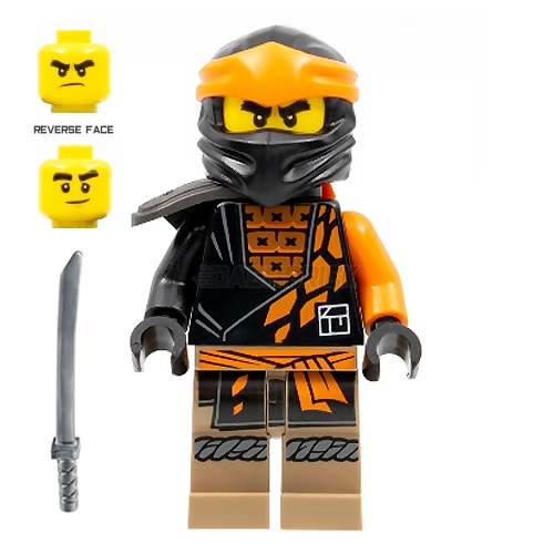 LEGO Minifigure - Cole - Core, Shoulder Pad (2022) [NINJAGO]