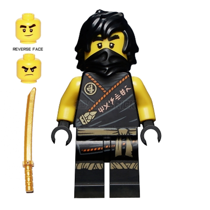 LEGO Minifigure - Cole - Legacy, Rebooted, 'MASTER' Torso [NINJAGO]