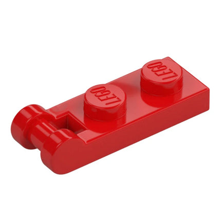 LEGO Plate, Modified 1 x 2, Handle/Bar on End, Closed Ends, Red [60478] 4515365