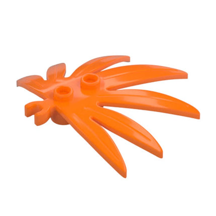 LEGO Plant Leaves 6 x 5 Swordleaf/Palm, Clip, Reddish Orange [10884] 6541443