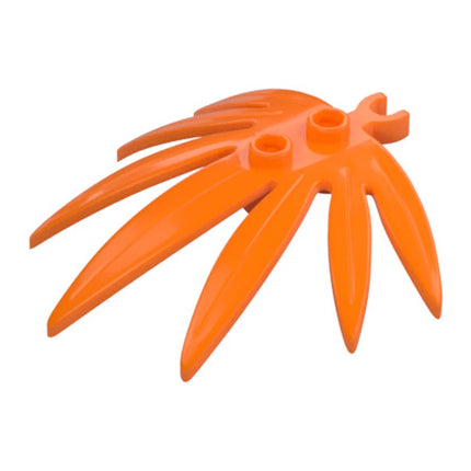 LEGO Plant Leaves 6 x 5 Swordleaf/Palm, Clip, Reddish Orange [10884] 6541443