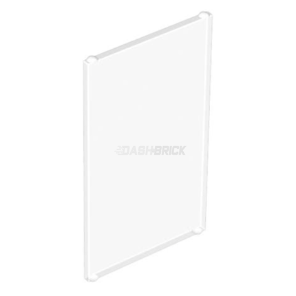 LEGO Glass for Window Frame 1 x 4 x 6, Trans-Clear [60803]