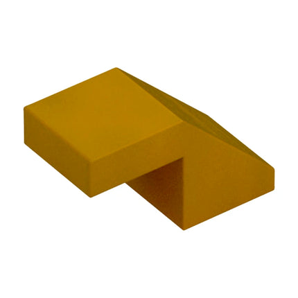 LEGO Slope 45 2 x 1 with Cutout without Stud, Pearl Gold [28192] 6287530