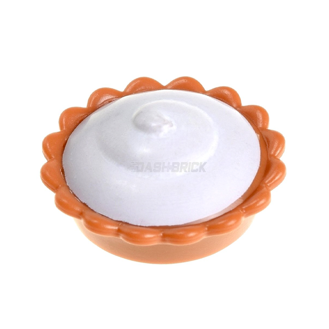 LEGO Minifigure Food - Pie with White Cream [3568pb001]