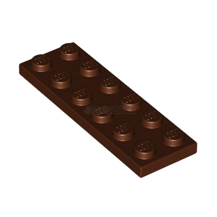 LEGO Plate, 2 x 6, Reddish Brown [3795] 4211247