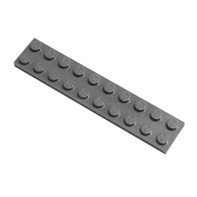 LEGO Plate, 2 x 10, Dark Grey [3832] 4210678