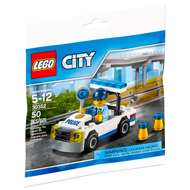 LEGO® City - Police Car Polybag (2017) [30352] Retired Set (Compelled Bag)