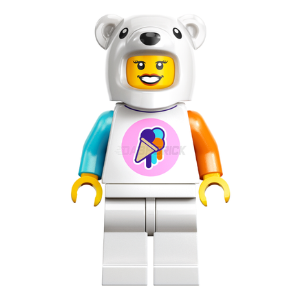 LEGO Minifigure - Polar Bear Ice-Cream Shop Vendor, Female [CITY]