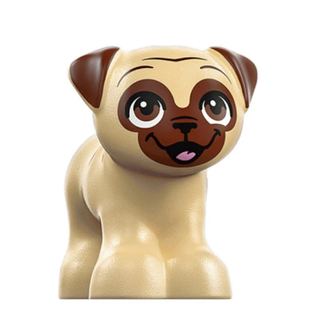 LEGO Minifigure Animal - Dog, Puppy, Pug, "Dango", Tan [24111pb10] 6520283