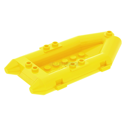 LEGO Minifigure Accessory - Boat, Rubber Raft, Oars/Paddles, Yellow [30086c01]