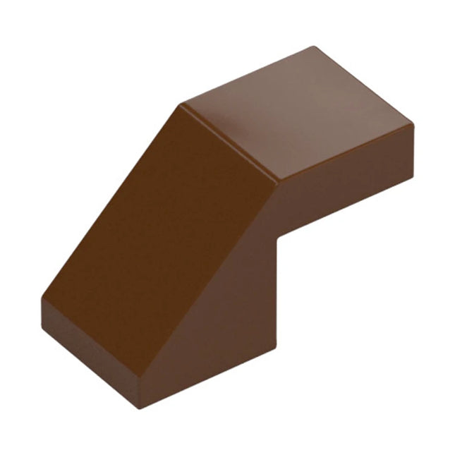 LEGO Slope 45 2 x 1 with Cutout without Stud, Reddish Brown [28192] 6248854
