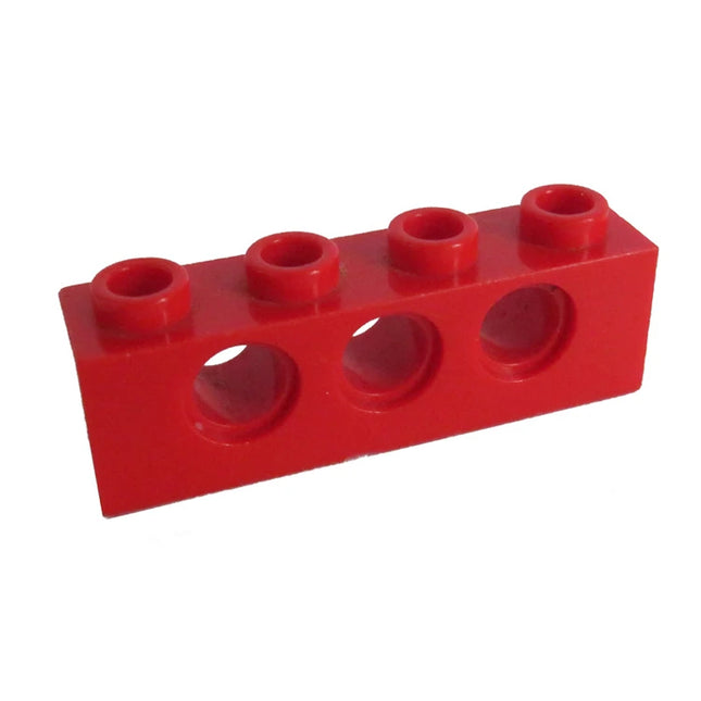 LEGO Technic, Brick 1 x 4 with Holes, Red [3701] 370121