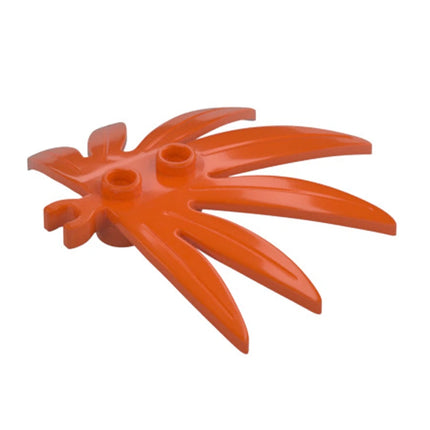 LEGO Plant Leaves 6 x 5 Swordleaf/Palm, Clip, Reddish Orange [10884] 6541443