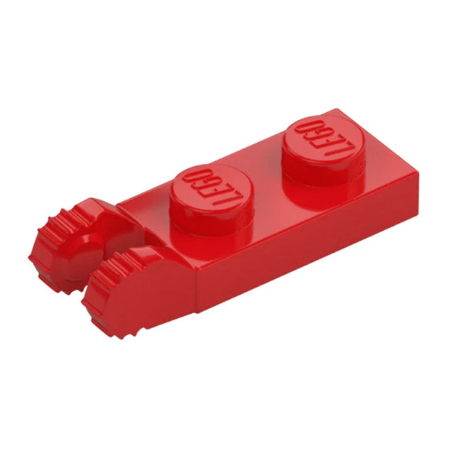 LEGO Hinge Plate 1 x 2 Locking, 2 Fingers on End, Red [54657] 6249371