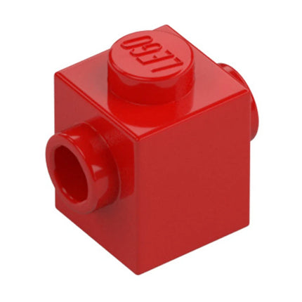 LEGO Brick, Modified 1 x 1, Studs on 2 Sides, Opposite, Red [47905] 6030266