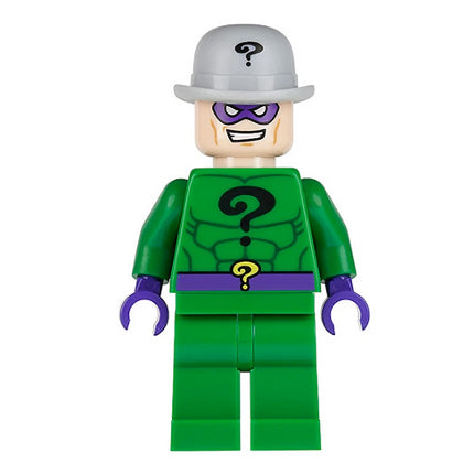 LEGO Minifigure - The Riddler - Green Outfit, Light Bluish Gray Bowler Hat, Batman II (2012) [DC Comics] sh0008