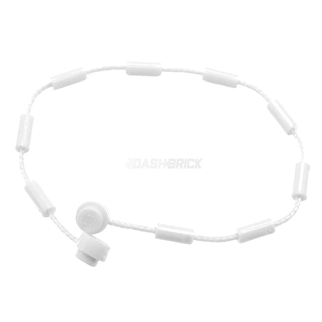 LEGO String with End Studs, Climbing Grips (21L Overall), White [x64pb01] 6096959