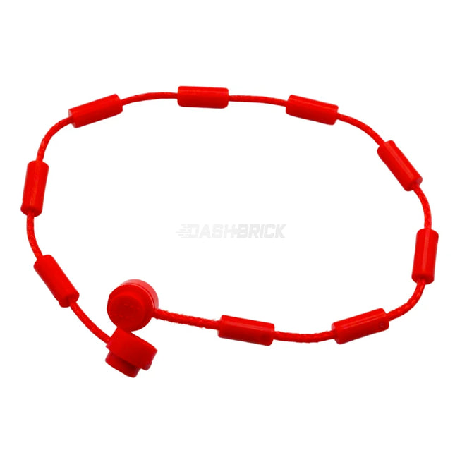 LEGO String with End Studs, Climbing Grips (21L Overall), Red [x64pb01] 6385919