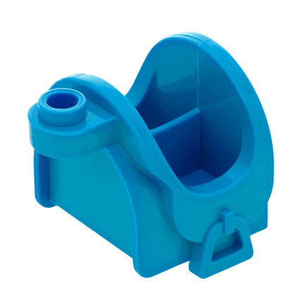 LEGO Animal Accessory - Horse Saddle, Stirrups, Friends 2 x 2 Studs, Dark Azure [93086] 6356470