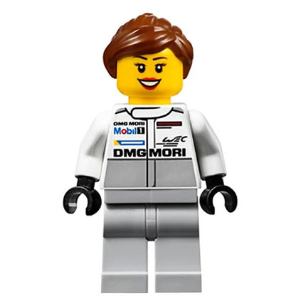 LEGO Minifigure - Porsche Mechanic - Female (2016) [SPEED CHAMPIONS]