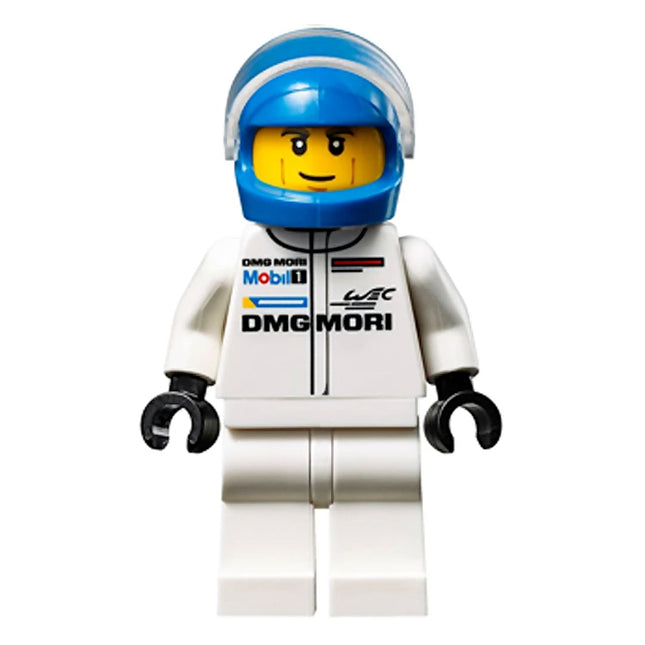 LEGO Minifigure - Porsche 919 Hybrid Driver - Blue Helmet (2016) [SPEED CHAMPIONS]