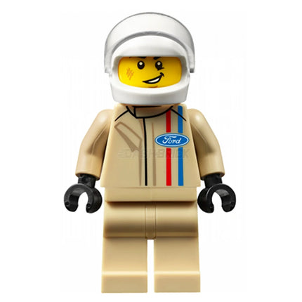 LEGO Minifigure - 1966 Ford GT40 Driver (2017) [SPEED CHAMPIONS]