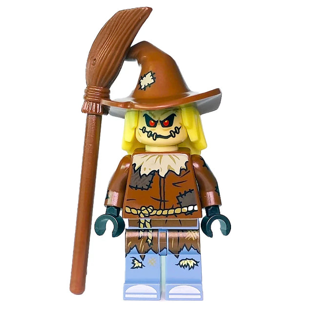 LEGO Minifigure - Scarecrow - Reddish Brown Floppy Hat, The LEGO Batman Movie (2017) [DC Comics]