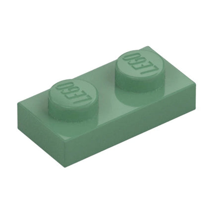 LEGO Plate, 1 x 2, Sand Green [3023] 4655080