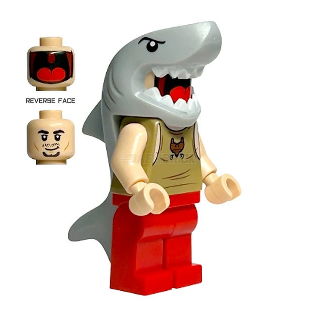 LEGO Minifigure - Viktor Krum - Shark, Dual Sided Head (hp414) [HARRY POTTER]