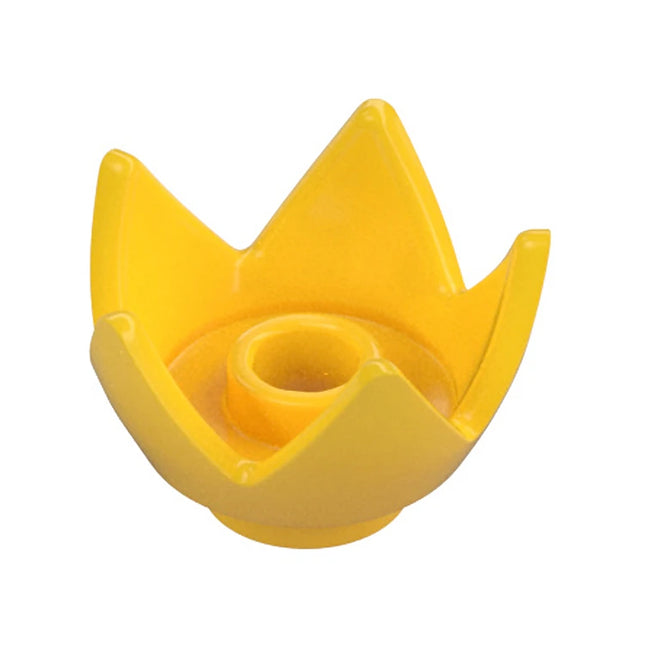 LEGO Minifigure Accessory - Crown/Eggshell, 5 Points, Yellow [39262] 6365630