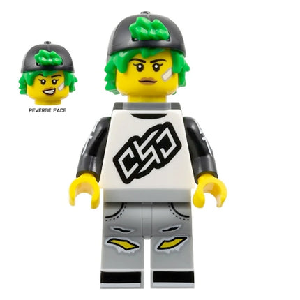 LEGO Minifigure - Longboarder/Skater, Backpack [Series 27]