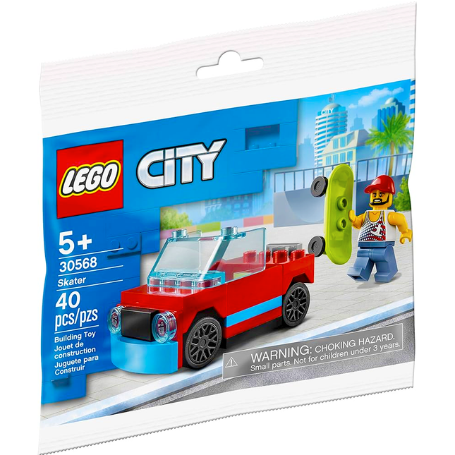 LEGO CITY - Skater, Racer Polybag (2021) [30568] - Retired Set