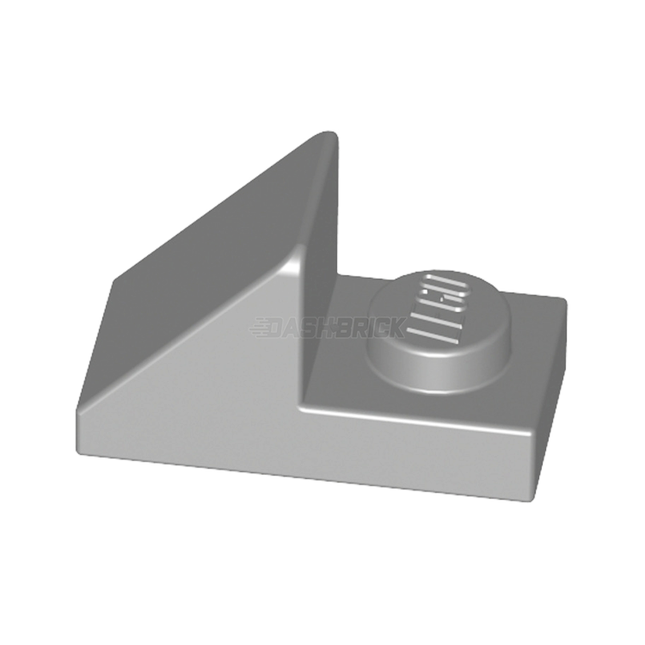 LEGO Slope 45 2 x 1 with 2/3 Cutout, Light Grey [92946]