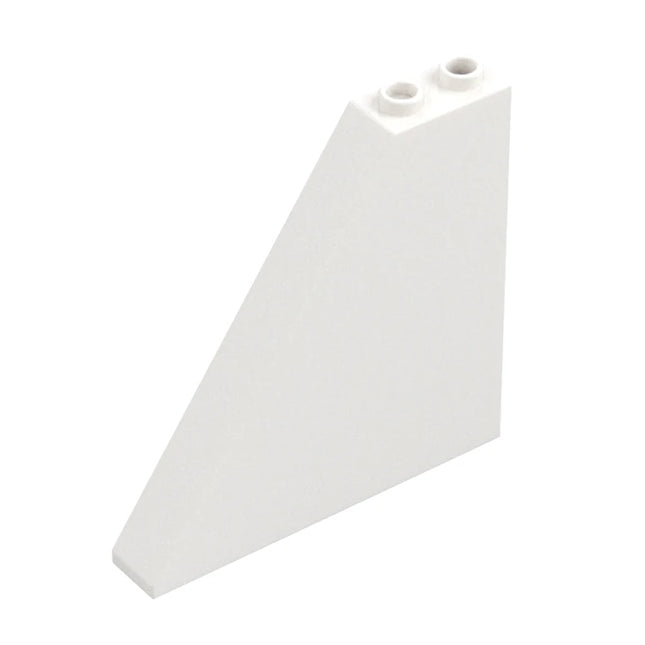 LEGO Slope 55 6 x 1 x 5 without Bottom Stud Holders, White [30249] 6223277