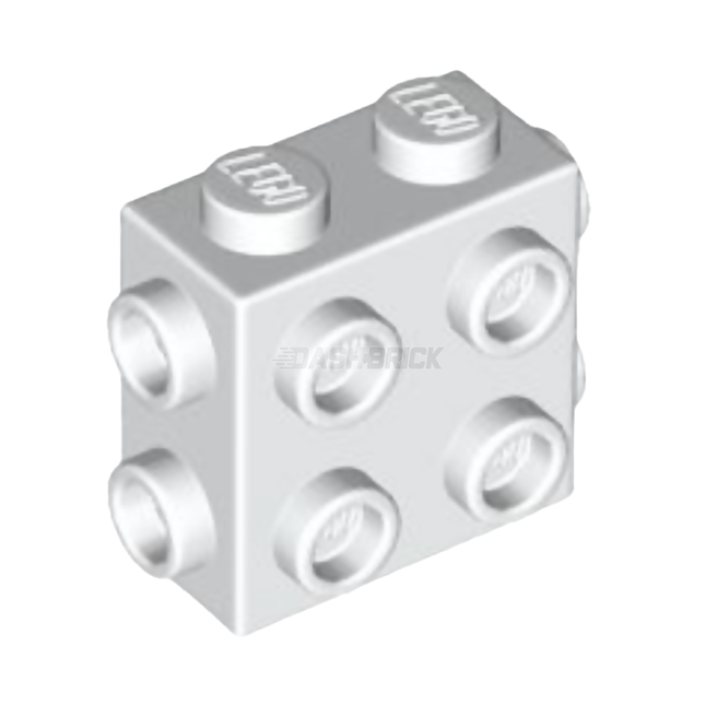 LEGO Brick, Modified 1 x 2 x 1 2/3 with Studs on 3 Sides, White [67329] 6312480