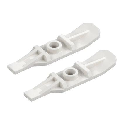 LEGO Minifigure Accessory - Ski, Snow Shoe, Footgear, Set of 2, White [99774]