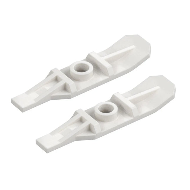LEGO Minifigure Accessory - Ski, Snow Shoe, Footgear, Set of 2, White [99774]