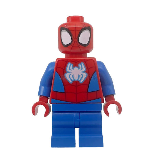 LEGO Minifigure - Spider-Man (Peter 'Spidey' Parker) - Medium Legs, White Spider Logo (2023) [MARVEL]