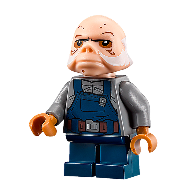 LEGO Minifigure - Ugnaught (Dark Blue Overalls) (2016) [STAR WARS]