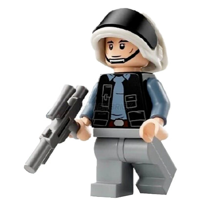 LEGO Minifigure - Rebel Fleet Trooper - Male, Vest with Pockets, Black Neck, Reddish Brown Eyebrows [STAR WARS]