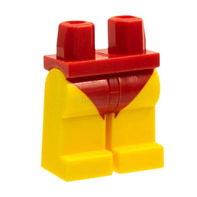 LEGO Minifigure Part - Hips and Legs, Red Short Swimsuit [970c03pb10] 6193841