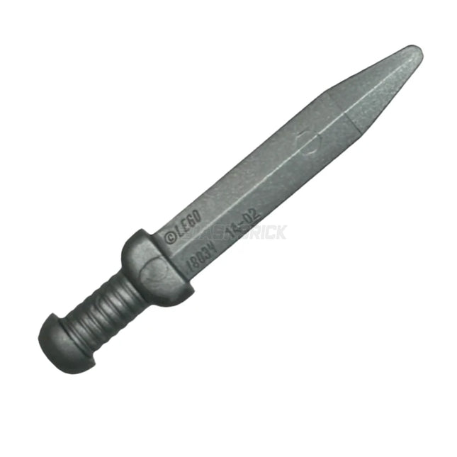 LEGO Minifigure Accessory - Sword, Roman Gladius, Thick Crossguard, Flat Silver [18034] 623737