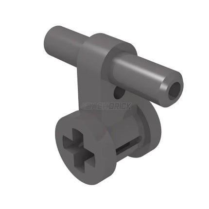 LEGO Pneumatic Hose Connector with Axle Connector, Dark Grey [99021] 6265669