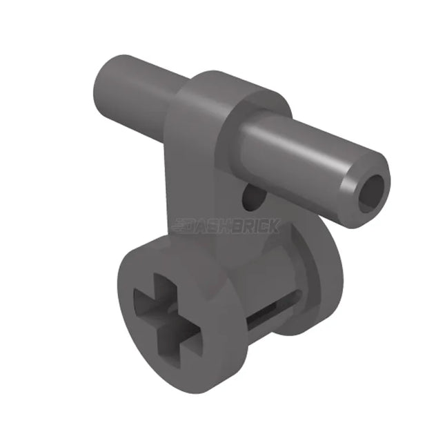 LEGO Pneumatic Hose Connector with Axle Connector, Dark Grey [99021] 6265669