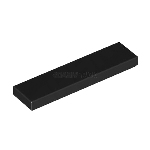 LEGO Tile 1 x 4, Black [2431]